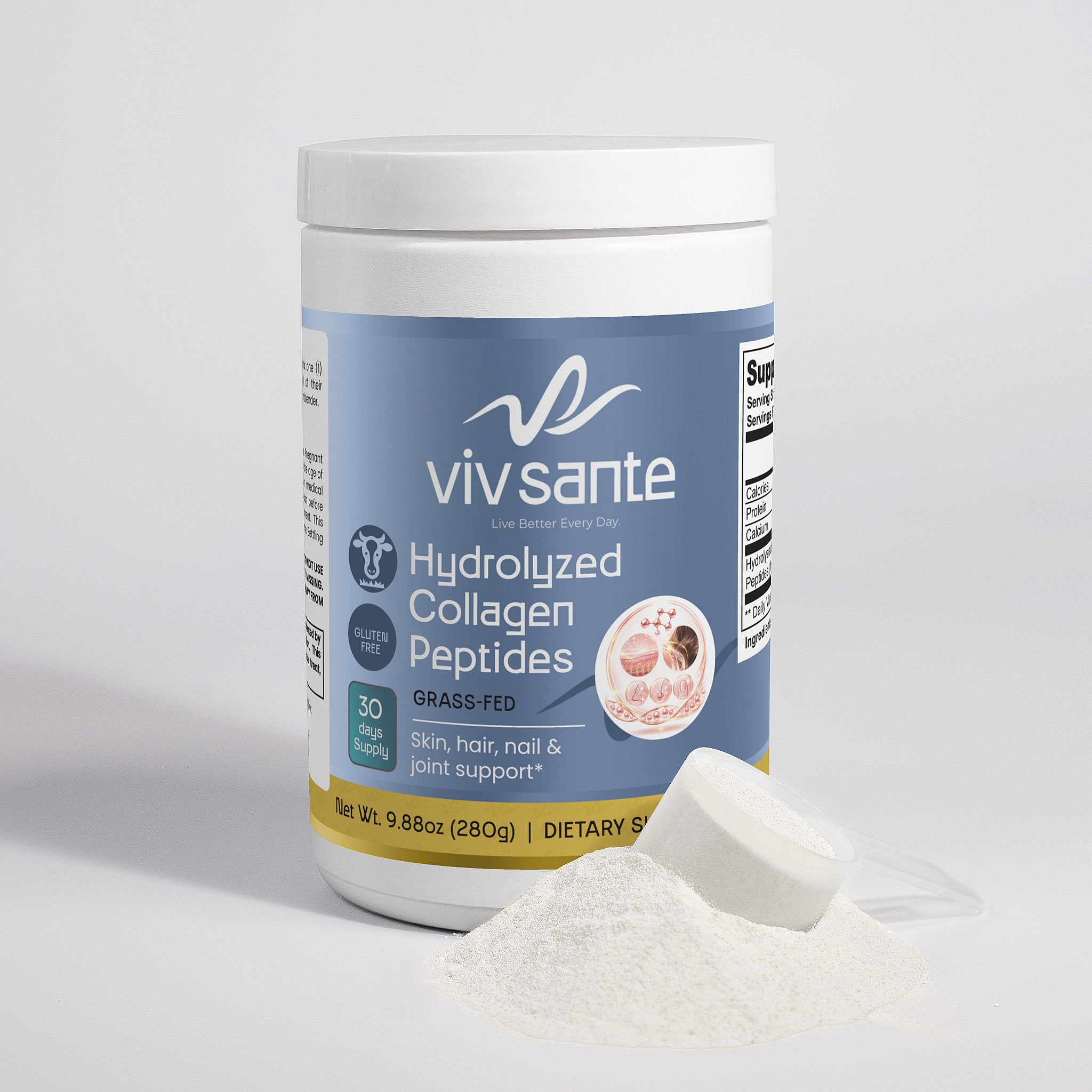 Peptides de Collagène Hydrolysé Issus de Bovins Élevés en Pâturage